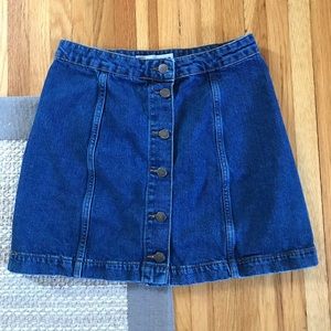 Topshop Denim Skirt